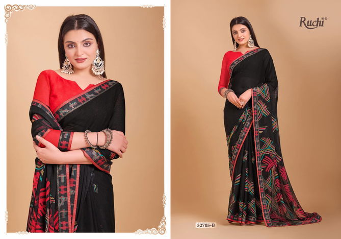 Vanilla Vol 7 By Ruchi Digital Printed Chiffon Sarees Wholesale Price In Surat